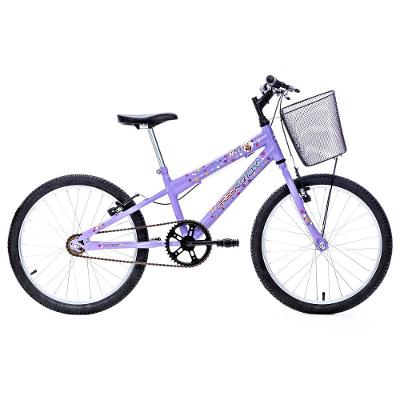 Bicicleta Infantil Kiss Com Cesta Aro 20 Free Action