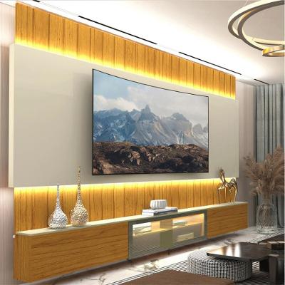 Estante Home para TV até 85 Polegadas 3 Portas LED Reflecta 260cm Soberano Gelius