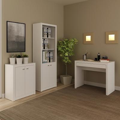Conjunto para Escritório Armário Balcão e Mesa ME41 Tecnomobili