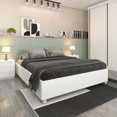 Cama Casal para Colchão Box Mônaco Tcil