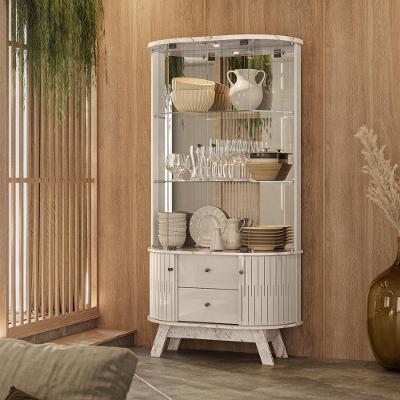 Cristaleira 4 Portas 2 Gavetas Moss Madetec