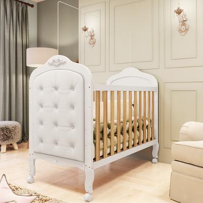 Berço Mini Cama com Capitonê Elô Móveis Peroba