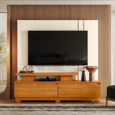 Estante home para TV até 75 Polegadas 2 Gavetas com Pes New Madetec