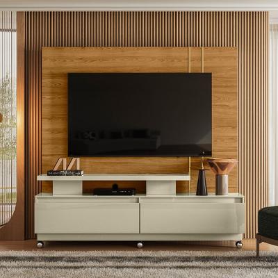 Estante home para TV até 75 Polegadas 2 Gavetas com Pes New Madetec