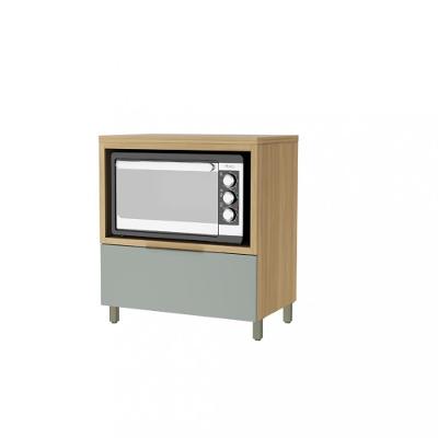 Balcão com Tampo Para Forno  100 MDF 1 Gaveta 80cm Marquesa Nesher