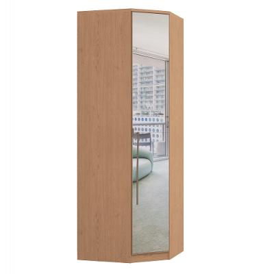 Guarda Roupa de Canto Modulado com Espelho 1 Porta Elegance Móveis Castro