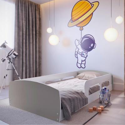 Cama Infantil Montessoriana Solteiro com Proteção Lateral Jardim Movelbras