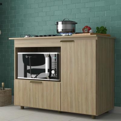 Balcão para Cooktop 2 Portas 106cm Bigger J Carvalho