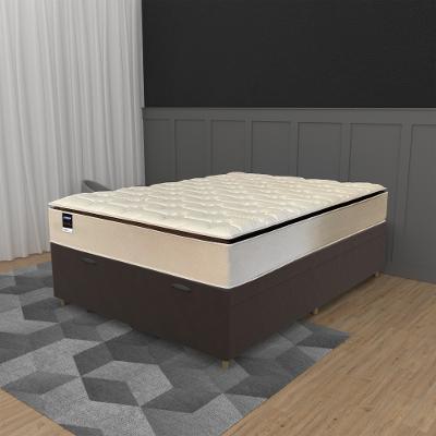 Cama Box Baú Casal 138cm Molas Ensacadas JSW Love Story HF25 Gazin