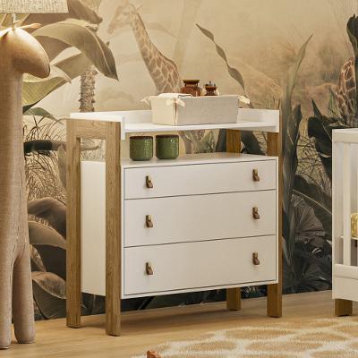 Cômoda Infantil 3 Gavetas Fantasia Qmovi