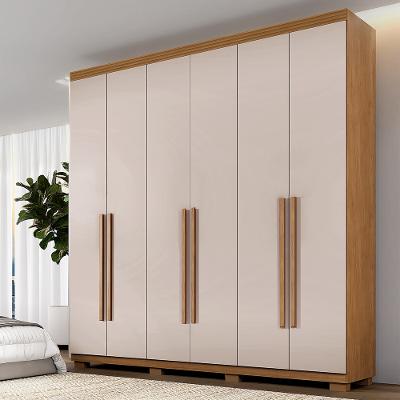 Guarda Roupa Casal 6 Portas com Pés Moscou Benetil