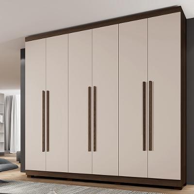 Guarda Roupa Casal 6 Portas com Pés New Master Benetil