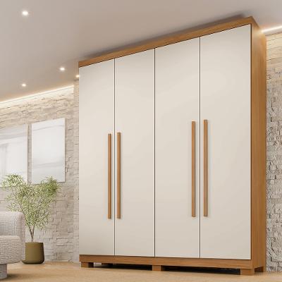 Guarda Roupa Casal 4 Portas com Pés Filadelfia Benetil