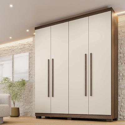 Guarda Roupa Casal 4 Portas com Pés Filadelfia Benetil