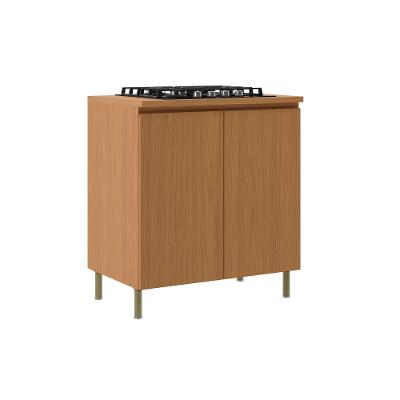 Balcão para Cooktop 4 Bocas 2 Portas Em MDF Florença Móveis Sul