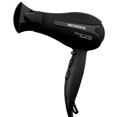 Secador de Cabelos Mondial Power Shine Black Íon 2000W SC-13