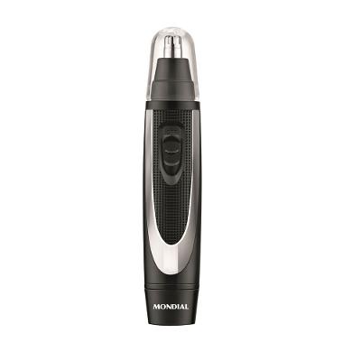 Aparador de Pelos Classic Mondial Preto e Prata 08W Bateria TR-01