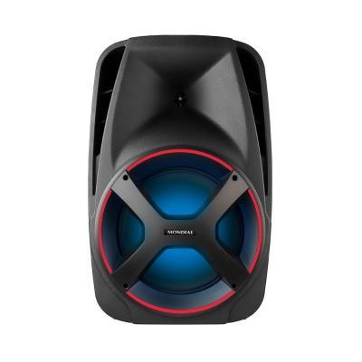 Caixa Amplificada Connect Power II Mondial Preto e Vermelho 550W RMS CM-550