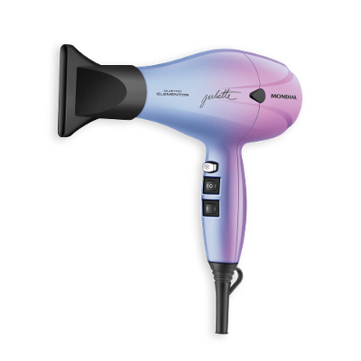 Secador de Cabelo By Juliette Mondial Azul e Rosa 2000W SCP-JU-03