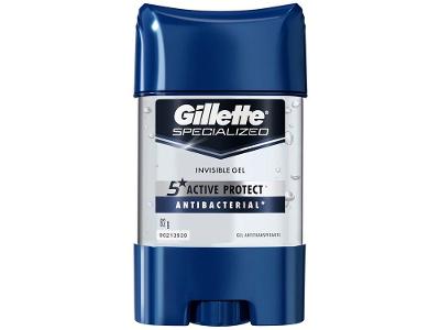 Desodorante Gillette Gel Antitranspirante Masculino Antibacterial Gel 82g