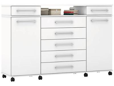 Cômoda 2 Portas 7 Gavetas Demóbile