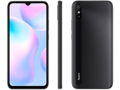 Smartphone Xiaomi Redmi 9A 32GB Cinza 4G Octa-Core - 2GB RAM 6,53” Câm. 13MP + Selfie 5MP Dual Chip