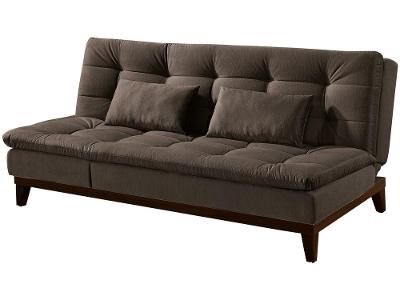 Sofá-cama Casal 3 Lugares Reclinável Suede Linoforte Jade BPM A2