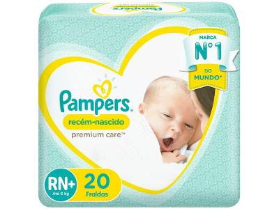 Fralda Pampers Premium Care RN+