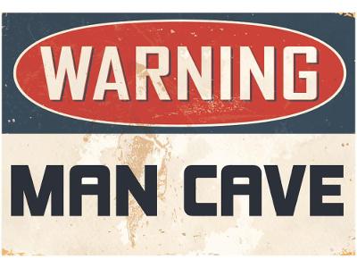 Placa Decorativa MDF Open Bar Warning 20x29cm