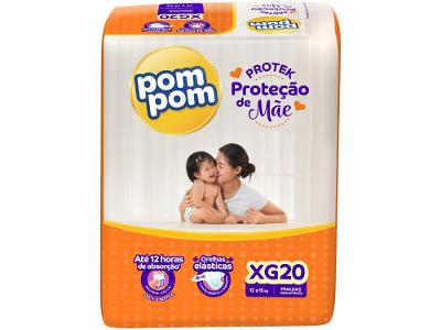Fralda Pom Pom Protek Proteção de Mãe Jumbo