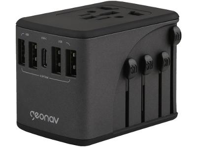 Carregador de Tomada 4 Entradas USB e 1 USB-C