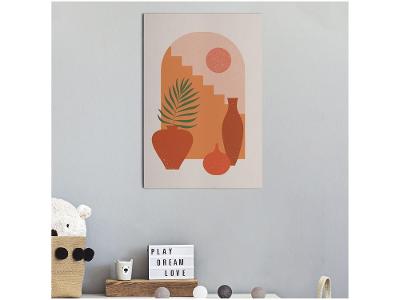 Placa Decorativa MDF Janela Branca 30x44cm