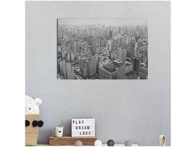 Placa Decorativa MDF Cidade 30x44cm 