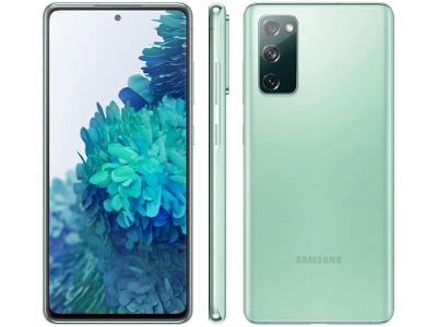 Smartphone Samsung Galaxy S20 FE 128GB Cloud Mint 4G 6GB RAM Tela 6,5” Câm. Tripla + Selfie 32MP