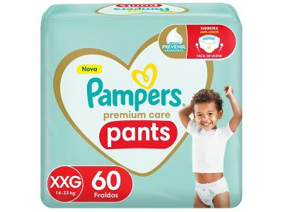 Fralda Pampers Premium Care Pants Calça Tam. XXG
