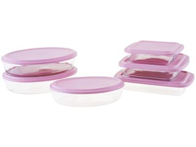 Conjunto de Assadeiras de Vidro Marinex