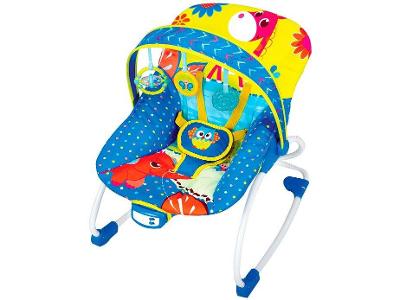 Cadeirinha de Descanso Mastela Reclinável Vibratória com Móbile Rocker Coruja até 18kg