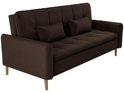 Sofá-cama Casal 3 Lugares Reclinável Veludo