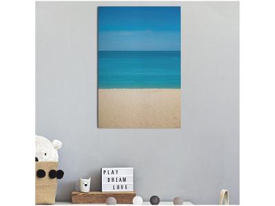Placa Decorativa MDF Praia 30x44cm 