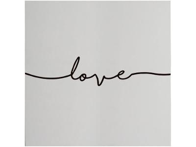 Placa Decorativa MDF Minimalistas Love Linhas