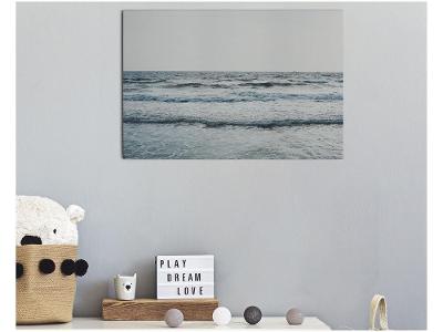 Placa Decorativa MDF Perto do Mar Ondas 30x44cm