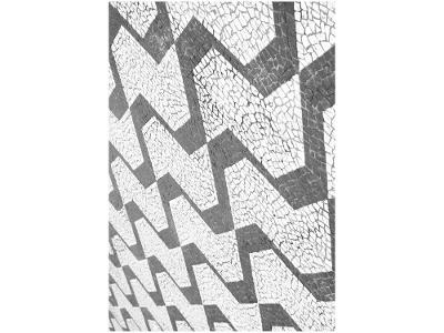 Placa Decorativa MDF Calçada 20x29cm 