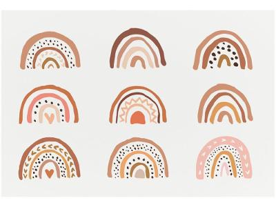 Placa Decorativa MDF Rainbows 20x29cm