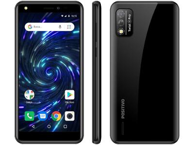 Smartphone Positivo Twist 4 Pro 64GB Preto 4G  Octa-Core 1GB RAM Tela 5,5” Câm. 8MP + Selfie 5MP