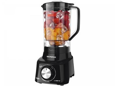 Liquidificador Mondial Turbo L-900 FB com Filtro 5 Velocidades 900W Preto
