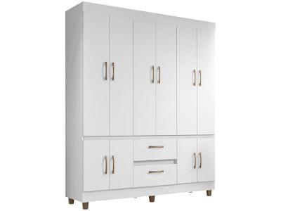 Guarda-roupa Casal 10 Portas 2 Gavetas Araplac