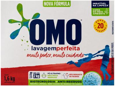 Sabão em Pó Omo Lavagem Perfeita 1,6kg