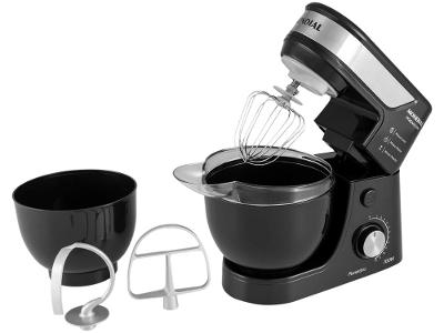 Batedeira Planetária Mondial Preto e Inox 700W