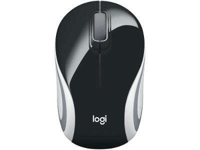 Mini Mouse sem Fio Logitech Laser 1000DPI 3 Botões