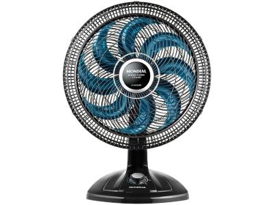 Ventilador de Mesa Mondial Super Turbo VTX-40 Chrome 40cm 8 Pás 3 Velocidades